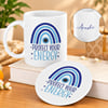 Protect Your Energy Personalized Mug Coaster Set