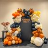 Pumpkin Party Balloon Backdrop For Halloween Online