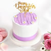 Purple Delight Daughters Day Cake (Half Kg) Online