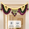Buy Purple Floral Diwali Toran