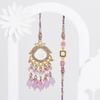 Gift Purple Kundan Bhaiya Bhabhi Rakhi Hamper