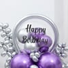 Shop Purple & Silver Birthday Balloon Bouquet