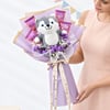 Purple Teddy Bear Bouquet