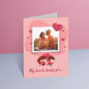 Quirky Heart Beats Personalized A5 Love Card Online