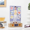 Gift Quirky Personalized Bro Photo Stand Caricature