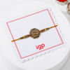 Shop Radha Krishna Rakhi with CZ Stones