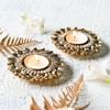 Gift Radiant Jyoti Chakra Diyas - Set Of 2