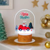 Buy Radiant Personalized Merry Christmas LED Lamp - Brown Base