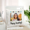 Radiant Wishes Personalized Birthday Cushion Online