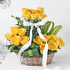 Radiant Yellow Rose Arrangement Online