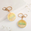 Rainbow Artistry Personalized Couple Keychain Online