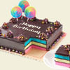 Rainbow Dedication Cake Online