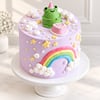 Gift Rainbow Frog Cake