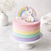 Rainbow Unicorn Cake