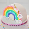 Rainbow Unicorn Half Year Birthday Cake (1.5 kg) Online