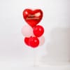 Gift Red Heart Anniversary Balloon Arrangement