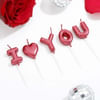 Red I LOVE U Candle Topper Online