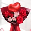 Shop Red Rose Bouquet with Heart Balloon