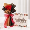 Red Rose with Card Online