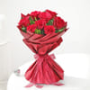 Gift Red Roses and Chocolate Bento Cake Combo