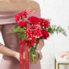 Shop Red Roses & Dahlia Vase Arrangement