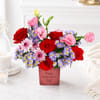Gift Red Roses & Daisies Arrangement