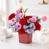 Buy Red Roses & Daisies Arrangement
