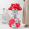 Shop Red & Silver Statement Balloon Bouquet