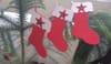Gift Red Stockings Tree Ornament - Set Of 3