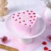 Gift Red Velvet Heart Cake for Valentines Day