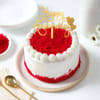 Red Velvet Mini Anniversary Cake