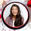 Gift Red Velvet Photo Cake