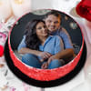 Red Velvet Photo Cake for Couple (1 Kg) Online