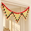 Gift Red White Floral Diwali Door Toran