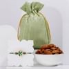 Regal Green Kundan Rakhi Hamper Online