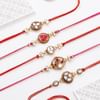 Gift Regal Meena and Kundan Rakhis-Set Of 5