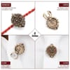 Shop Regal Om Button Cover Convertible Rakhi