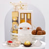 Regal Silver Basket Rakhi Hamper Online