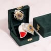 Buy Regal Silver Peacock Rakhi Hamper