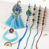 Resin Stone Family Rakhi Set Of 6 Online