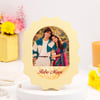 Retro Magic Personalzied Scalloped Photo Frame