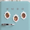 Retro Personalized Vintage Fridge Magnet Trio