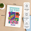 Gift Retro Vibes Personalized Notebook