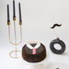 Gift Rich and Delectable Chocolate Celebration Cake (1 Kg)