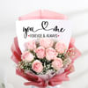 Gift Romantic Blooms And Decadent Cake Duo