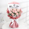 Buy Romantic Blooms And Decadent Cake Duo