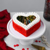 Buy Romantic Heartbeat Red Velvet Photo Cake