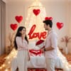Gift Romantic Love Canopy Room Decor Party Kit - 8 pcs