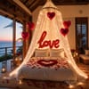 Shop Romantic Love Canopy Room Decor Party Kit - 8 pcs