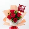 Buy Romantic Red Roses Girlfriend's Day Bouquet